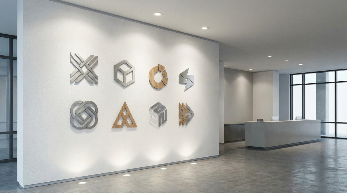 糖心合作品牌Logo墙